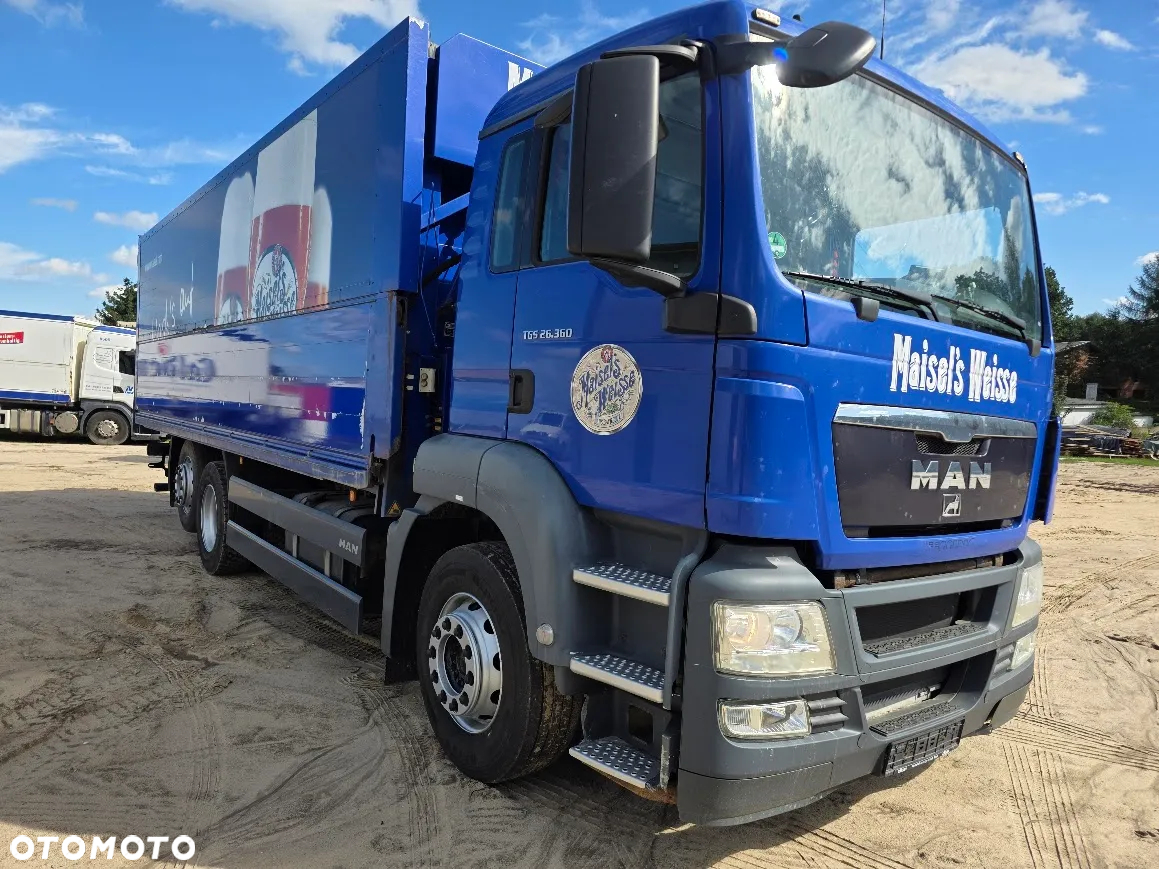 MAN TGS 26.360 TYLKO 412 TYS km BURTY OTWIERANE HYDRAULICZNIE KLIMATYZACJA - 2