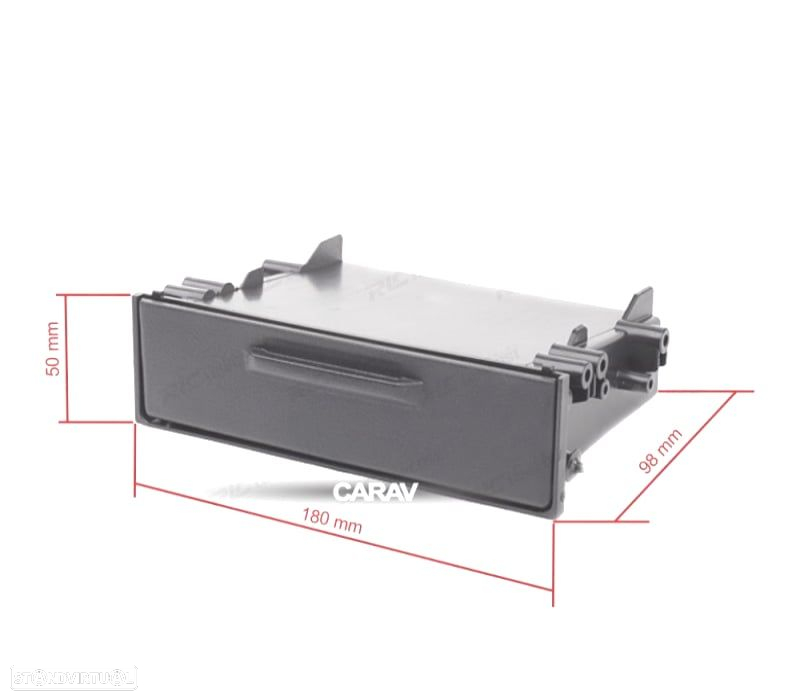 CAIXA DE ARMAZENAMENTO COM TAMPA PARA RADIO 1-DIN UNIVERSAL POCKET 180*50*98 MM - 2