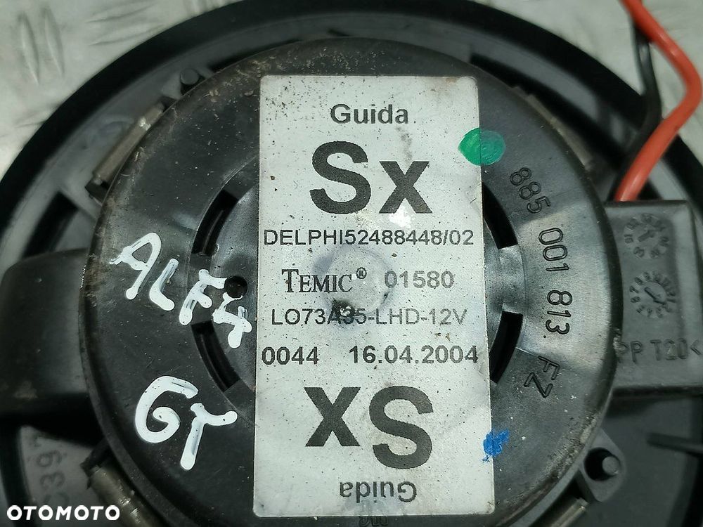 WENTYLATOR NAWIEWU, DMUCHAWA ALFA ROMEO GT 885001755 - 5