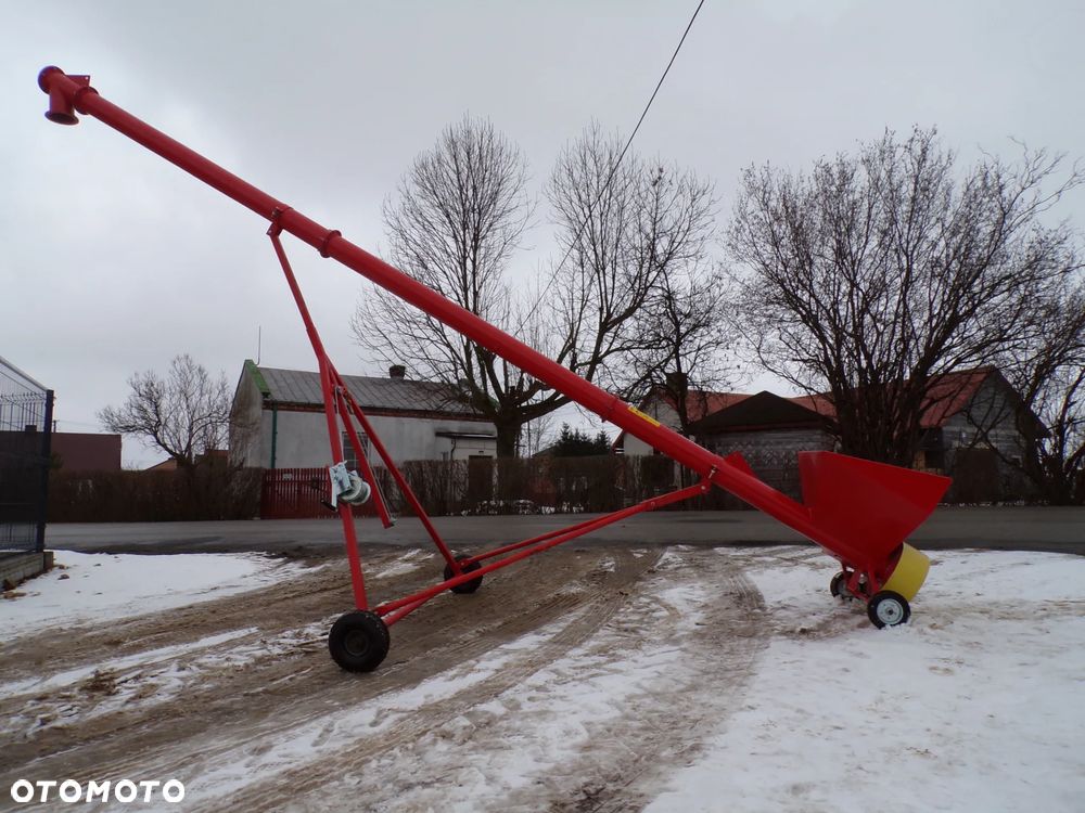 PODAJNIK/ PRZENOŚNIK ŚLIMAKOWY/Żmijka Do Zboża/ Pelletu/ Trocin Podajniki Przenośniki Ślimakowe Żmijki Fi 140 Fi 200/odciąg/ falownik/wysyp obrotowy/wózek /kosz - 10