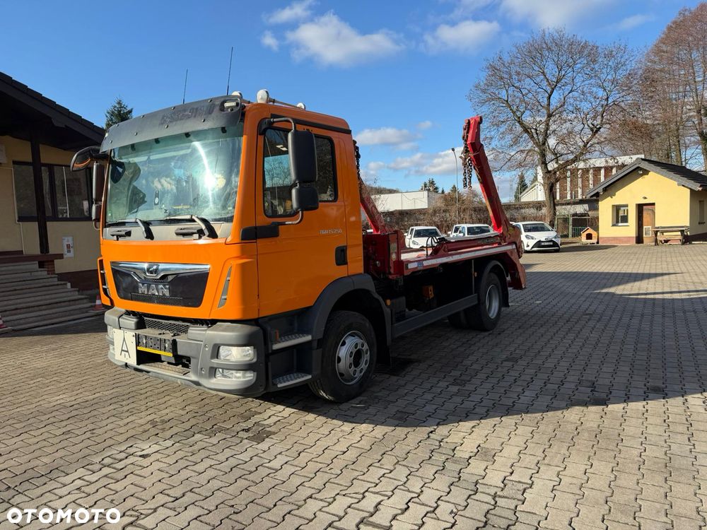MAN 15.250 TGM bramowiec, MEILLER, pilot, 234 t.km.! - 2