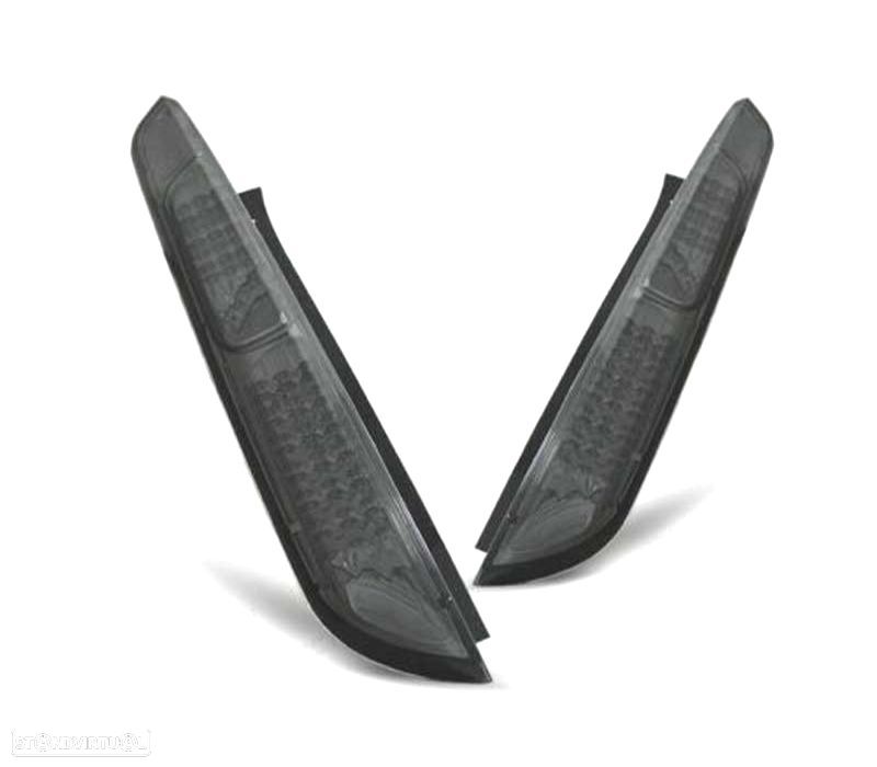 FAROLINS TRASEIROS FORD FOCUS 08-11 LED PRETO ESCURECIDO - 2