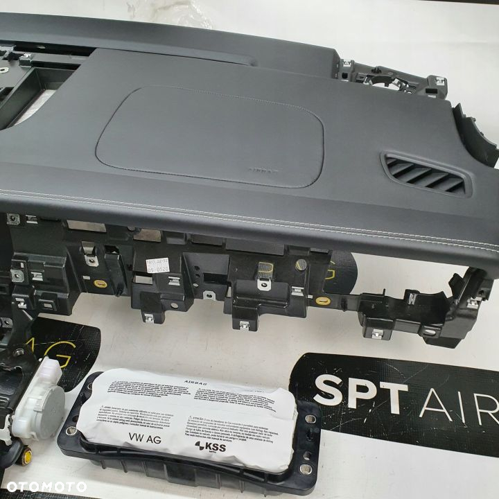 PORSCHE MACAN DESKA ROZDZIELCZA KONSOLA KOKPIT PULPIT PODUSZKI AIRBAG AIR BAG PASY KIT SET - 7