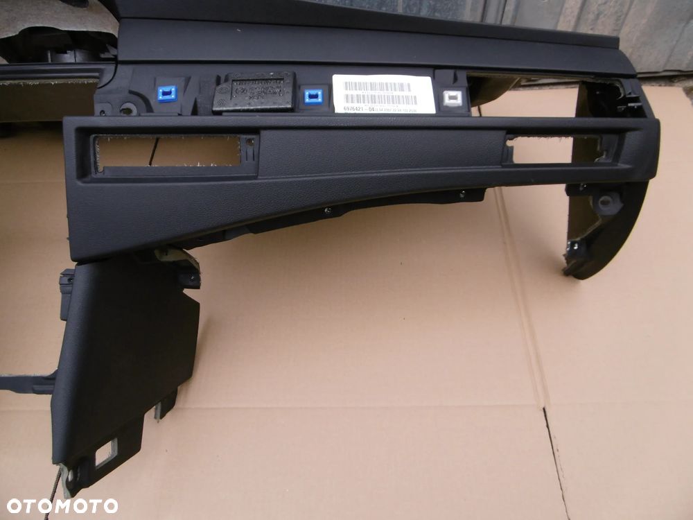 Deska rozdzielcza konsola czarna BMW e60 e61 03.2007-2010 LCI lift polift - 3