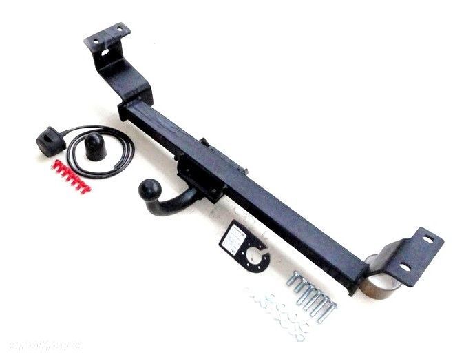 Nowy Kompletny Hak Holowniczy Steinhof + Kula + Wiązka Uniwersalna + Gniazdo elektr. do Toyota Yaris 1 I HTB Hatchback 3 + 5D-drzwiowy od 1999 do 2006 - 2