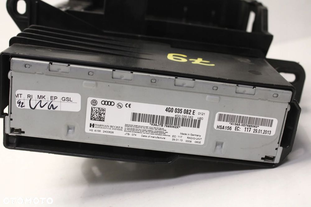 AUDI A7 C7 4G 10R- RADIO TUNER RADIOWY MODUŁ 4G0035082E - 3