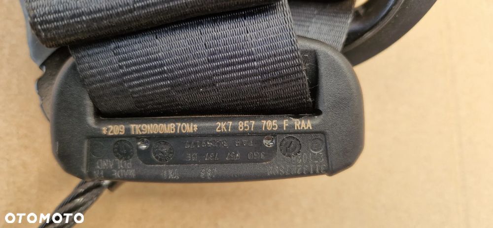 VOLKSWAGEN CADDY V 2020- PAS BEZPIECZEŃSTWA LEWY PRZÓD 2K7857705F - 7