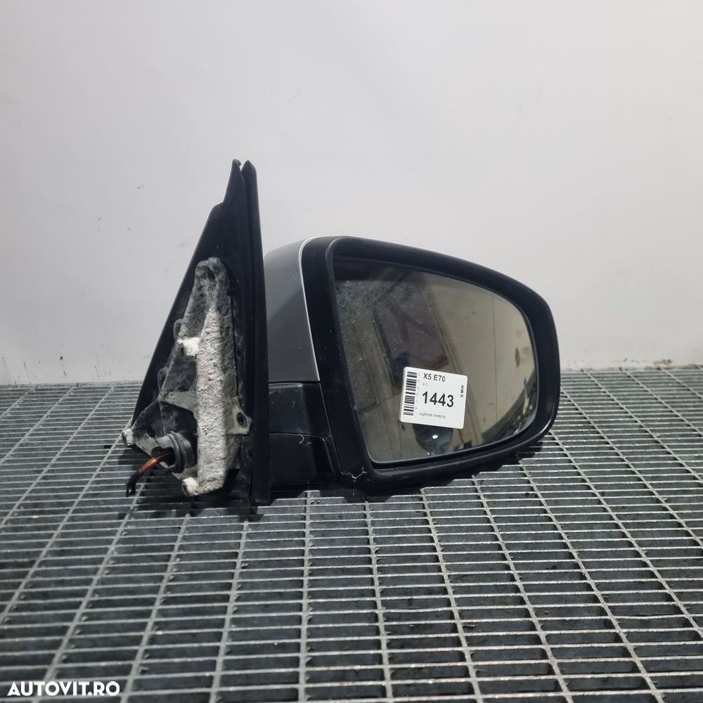 Oglinda dreapta BMW X5 E70 2007 - 2010 4 Usi TITANSILBER - METALLIC 354 (1443) Cu ... - 3