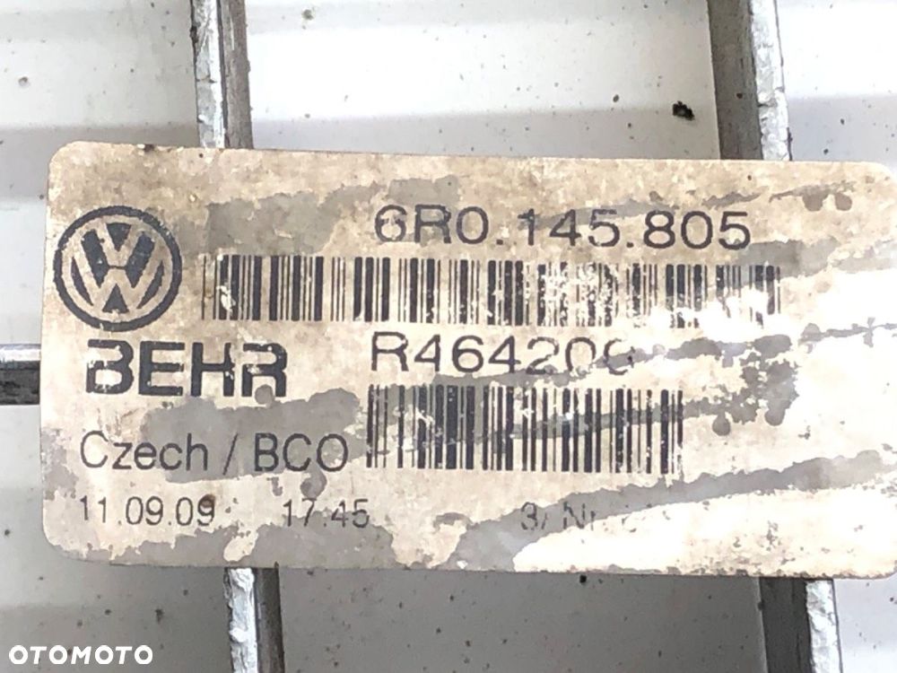 INTERCOOLER  SEAT IBIZA IV (6J5, 6P1) 2008 - 2017 1.6 TDI 66 kW [90 KM] olej napędowy 2009 - 2015 - 3