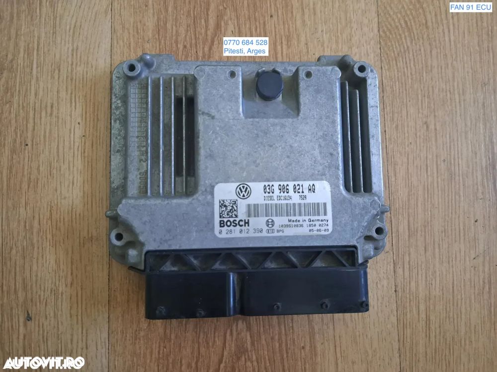 Unitate ECU calculator motor VW Volkswagen Caddy 1.9tdi BLS 2KB 2KJ 2KZ Golf 5 1.9tdi BLS 1K5