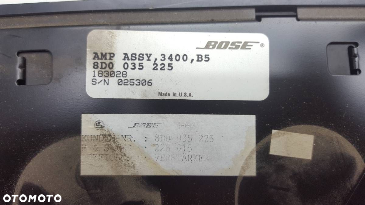 WZMACNIACZ RADIA 8D0035225 AUDI A4 B5 EUROPA - 4