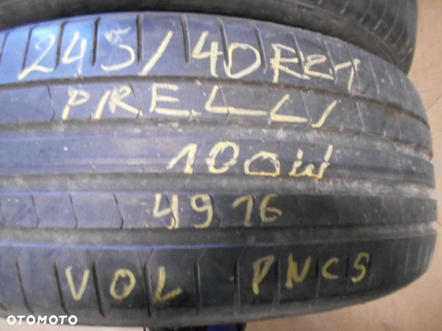 Opony 245/40r21 pirelli p zero tm VOL pncs 5,7mm lato para - 2