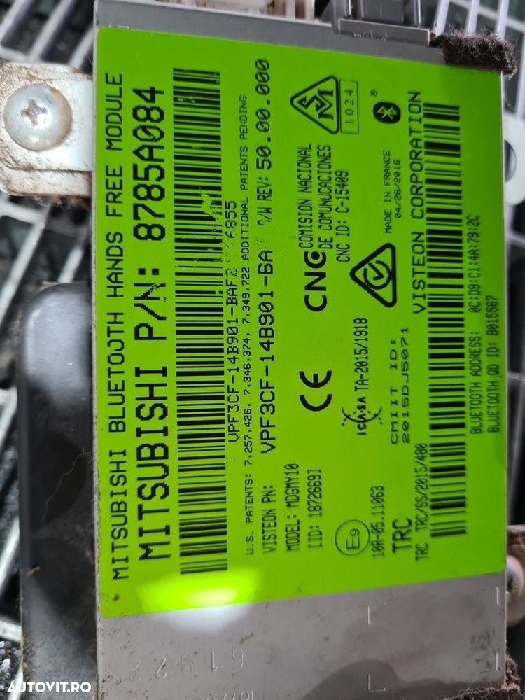 Modul Mitsubishi L200 V 2015 - 2018 (958) BLUETOOTH 8785A084 - 3