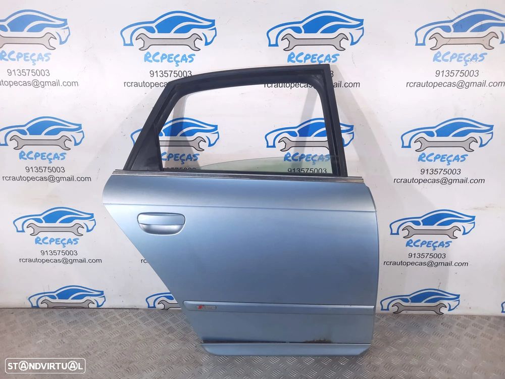 PORTA PORTAS TRASEIRA TRÁS DIREITA AUDI A4 B7 SEDAN S LINE 8E0833052J FECHO ELEVADOR MOTOR PUXADOR VIDRO - 1