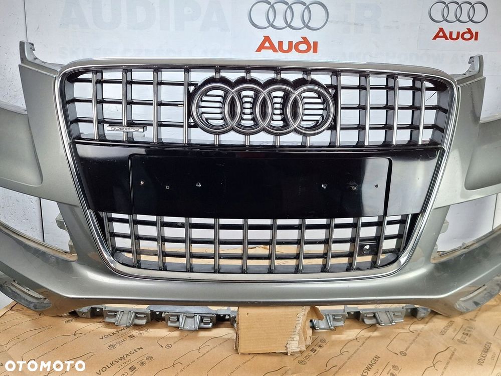 ZDERZAK AUDI Q7 4L LIFT 2009-2014 ORYGINAŁ OE PO LIFTINGU 4L0 S-LINE GRILL - 2