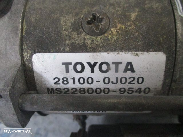 Motor De Arranque 281000J020  MS2280009540 TOYOTA YARIS 2004 1.3I 16V 87CV 5P CINZA - 5