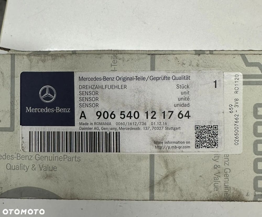 Czujnik Prędkości ABS Mercedes Sprinter A906540121764 - 3