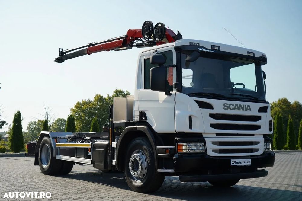 Scania P 280 / CILINDRU BASCULABIL / + HMF 635 HDS / CAPACITATE DE RIDICARE 1.500 KG / EXTENSIE MAXIMĂ 7 M / RADIOCOMANDĂ / EURO 6 - 3