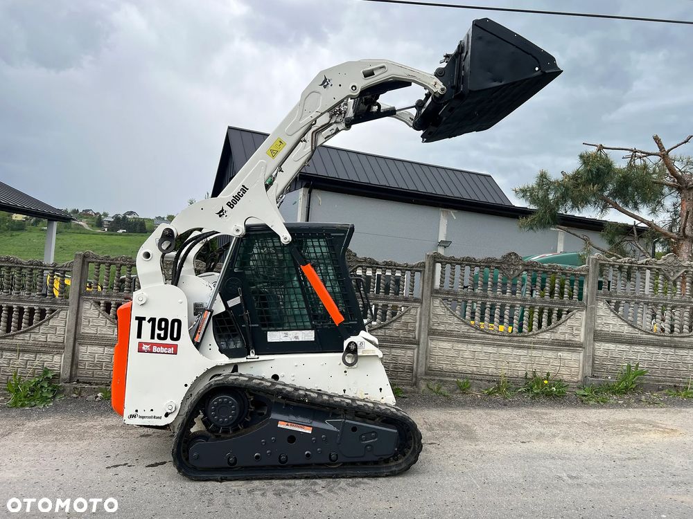 Bobcat T190 | Ładowarka Gąsienicowa BOBCAT T 190 | Joystick | Łyżka | Widły | Waga 3450kG | Miniładowarka | Stan Bardzo Dobry | CENA BRUTTO | - 15