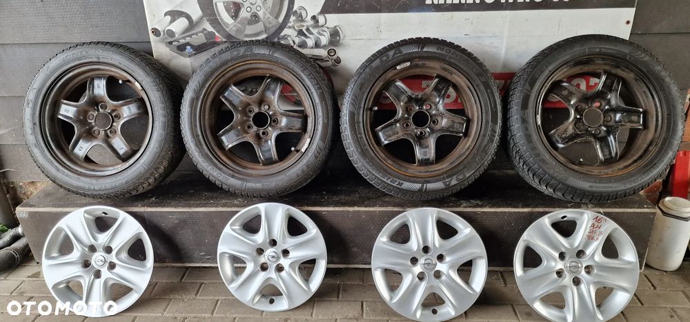 Felgi stalowe+OPONY Zimowe 205/55 R16  5x110 ET39  16" OPEL ASTRA H  ZAFIRA B Meriva B - 1