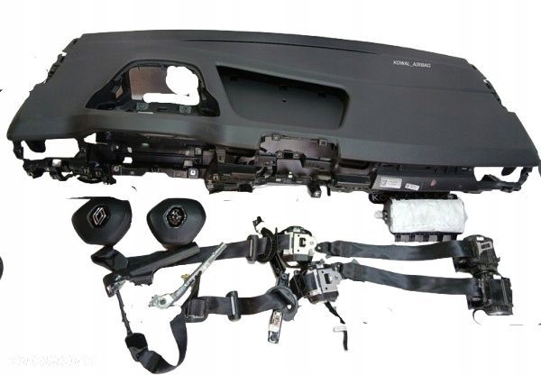 komplet poduszki deska pas pasy renault kangoo 3 iii lift - 1