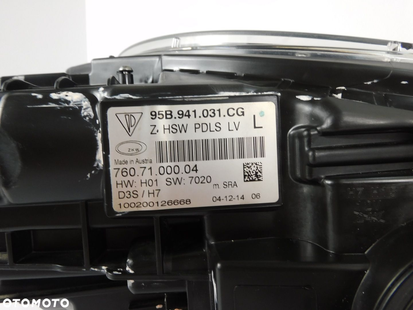 PORSCHE MACAN 95B LAMPA LEWA XENON SKRĘTNY DOŚWIETLENIE 95B941031 KOMPLETNA - 15