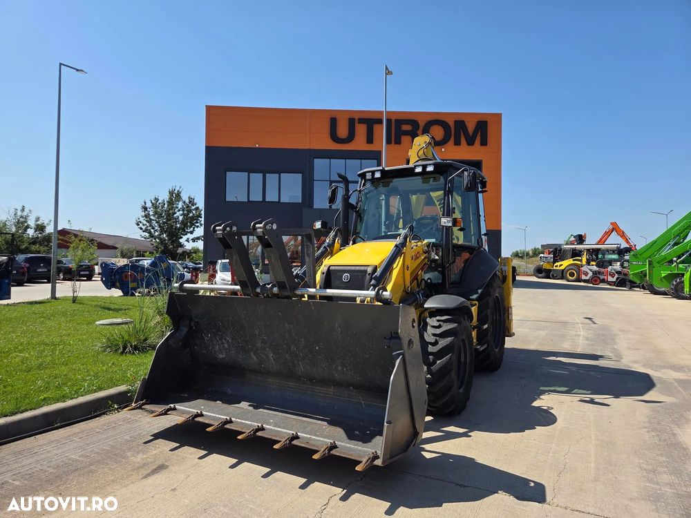 New Holland EX DEMO, 184h, B100D, FULL OPTION, 120CP, cutie automata POWERSHIFT, brat excavare extensibil cu inst picon pe el, MICHELIN, cupa multifunctionala 4x1, FURCI, Aer cond, Certificat CE, posibilitate leasing 4 ani-PROMOTIE 75.900 EUR+Tva - 5
