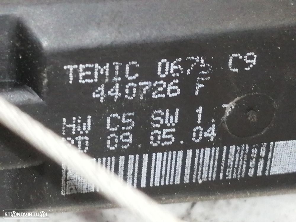 ELEVADOR DE VIDRO FRONTAL ESQUERDO RENAULT SCÉNIC II 2006 -440726F - 2