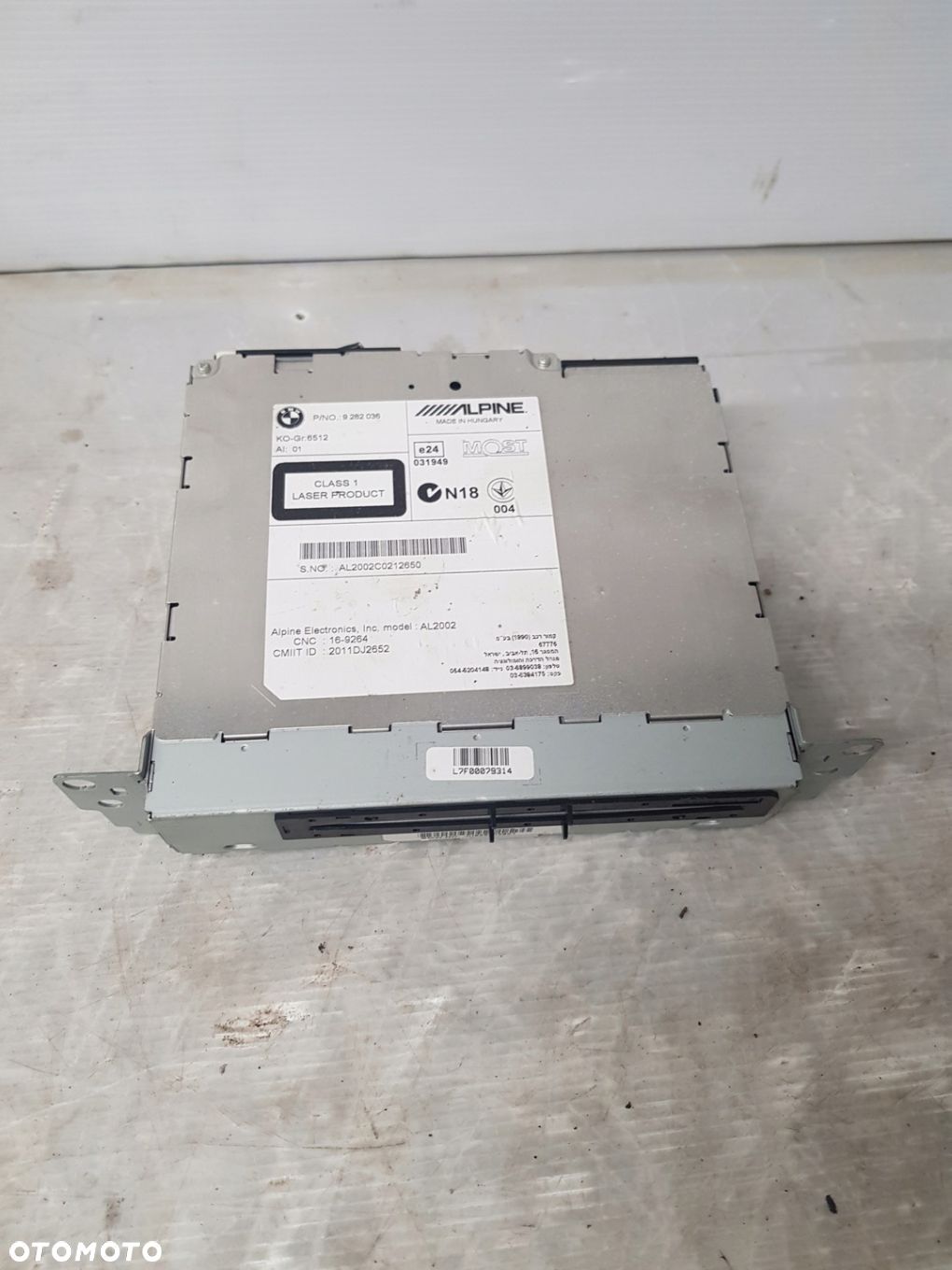 BMW SERIA 3 F30 2012-2020 RADIO 9282036 - 1
