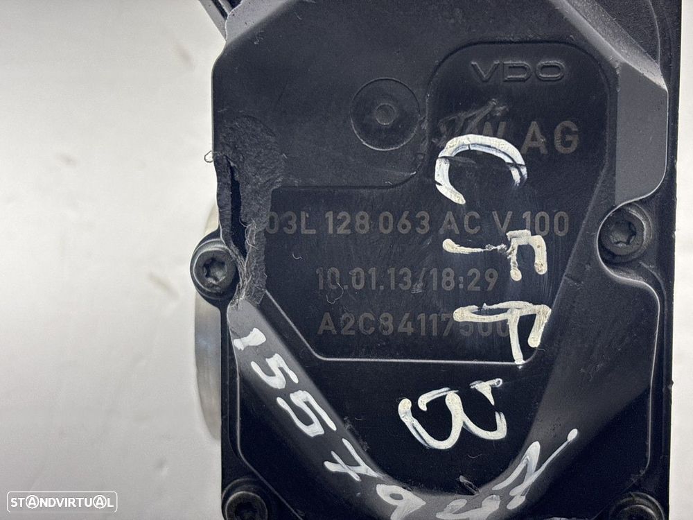Borboleta de aceleração AUDI A3 (8P1) 2.0 TDI 16V REF. 03L128063A MOTOR CFFB - 3