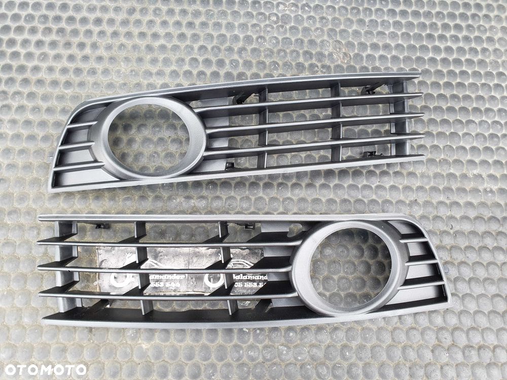 Kratka Halogen Srodkowa Zderzaka Ramka Chrom Maskownica AUDI A4 B6 - 25
