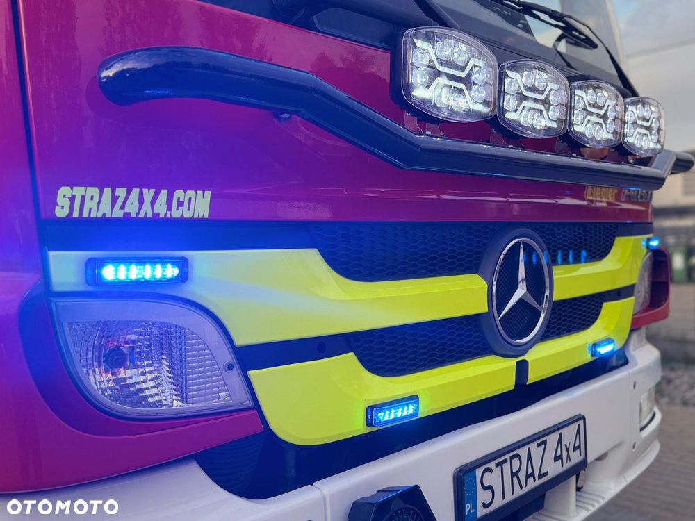 Mercedes-Benz Atego GBA 4x4 Wóz Strażacki 3t wody, Wysokie prześwity, Maszt oświetleniowy, wysokie kąty natarcia, szybkie natarcie, Straż Pożarna - 15