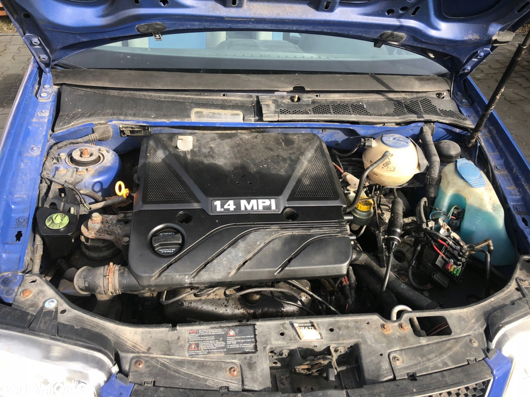 VOLKSWAGEN LUPO IBIZA II POLO III 6N LIFT 99-01 SILNIK 1.4 MPI AUD GOŁY! - 2