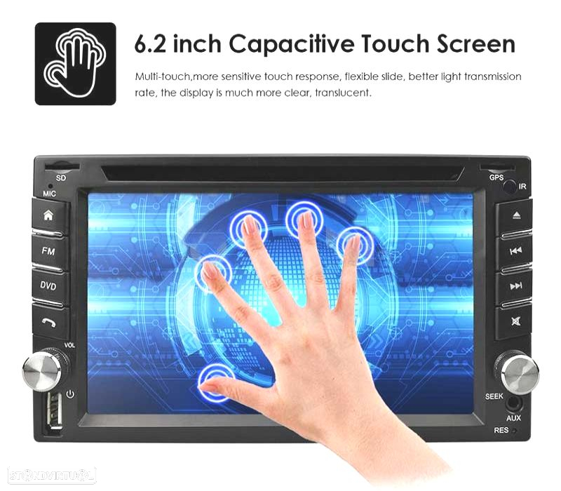 AUTO RADIO 2DIN 7" PARA SEAT USB SD GPS DVD TACTIL HD 1996-2008 - 2