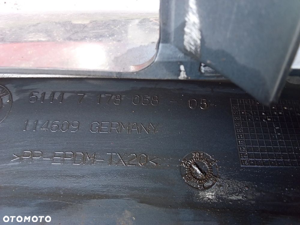 Zderzak przód BMW E60 PDC Spryski 51117178068 - 8