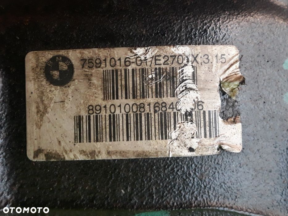 Dyfer Dyferencjał Tył BMW 320D E90 , E91 2010r 3.15 - 3
