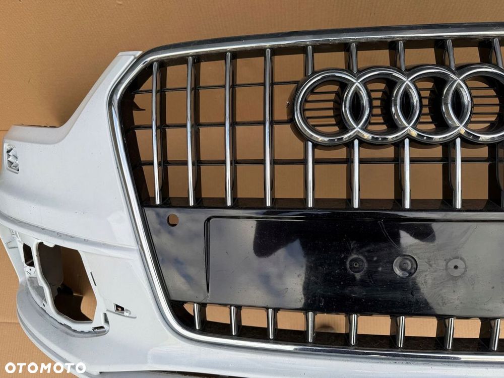 ZDERZAK GRILL Audi Q3 8U 2013 S-LINE ORYGINAŁ NIE KLEJONY - 5