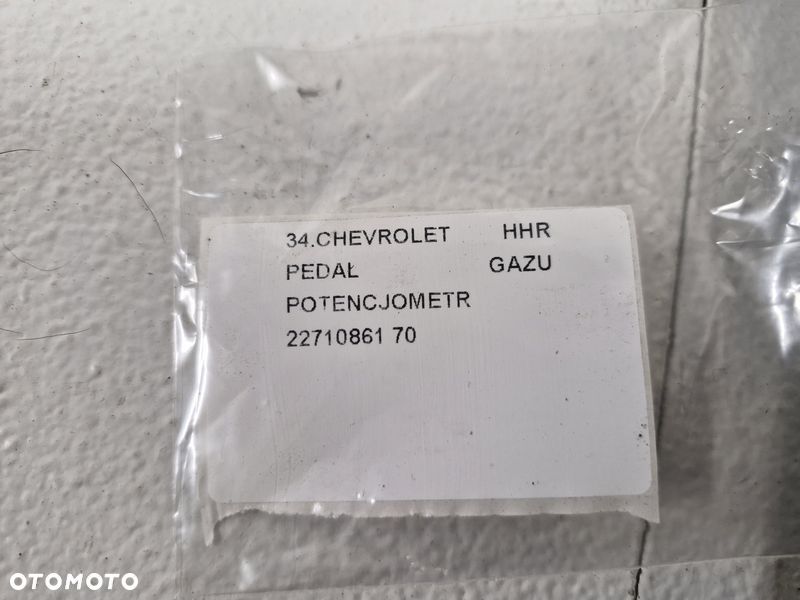 chevrolet hhr pedał gazu potencjometr 22710861 - 7