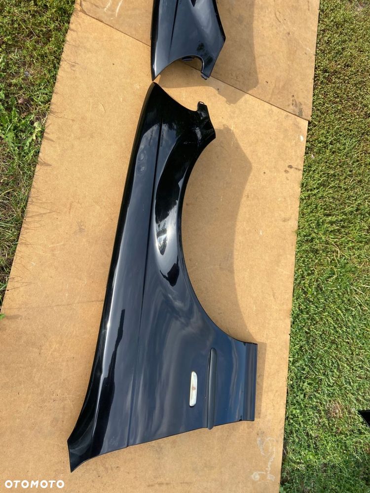 BMW 3 E46 98-01 BŁOTNIK PRAWY LAK 475 BLACK SAPHIRE BEZ RDZY ORYGINAŁ - 2