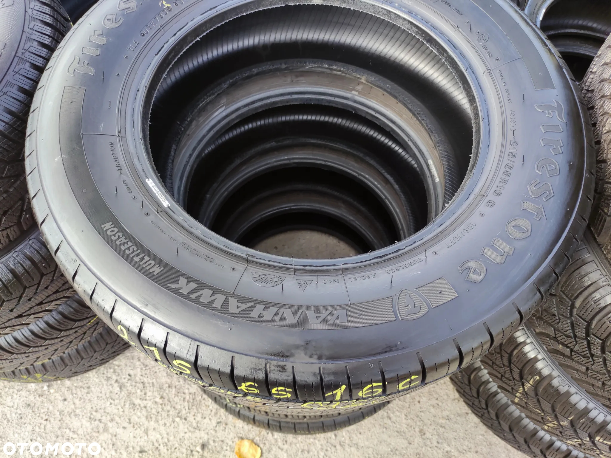 215/65R16C 109/107T Opony Całoroczne Wielosezonowe Firestone Vanhawk Multiseason Legnica ALU-RAD 215/65 5,5mm 23r - 7