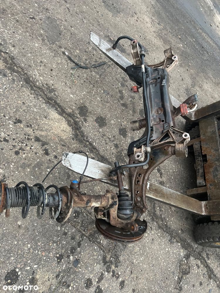 Vw Volkswagen Polo 9n zawieszenie przednie sanki lawa lawa wózek kołyska zwrotnica amortyzator mcpherson Piasta zaciski sanki zacisk amortyzator sprężyna - 1