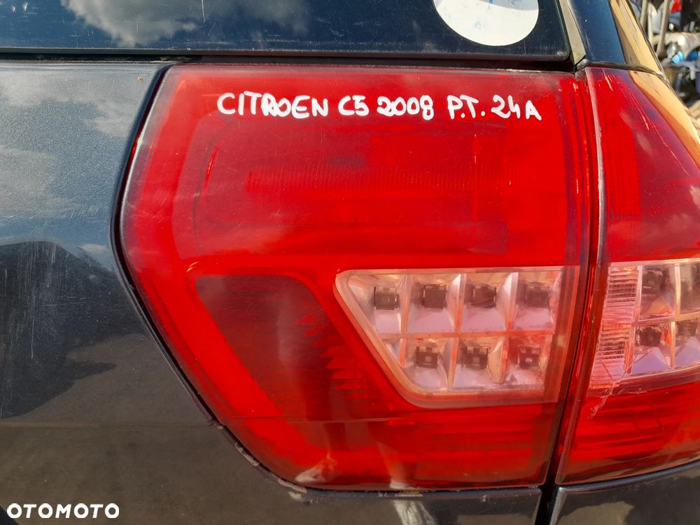 CITROEN C5 III X7 LAMPA PRAWY TYŁ PRAWA TYLNA KLAPA Z KLAPY W KLAPĘ - 2