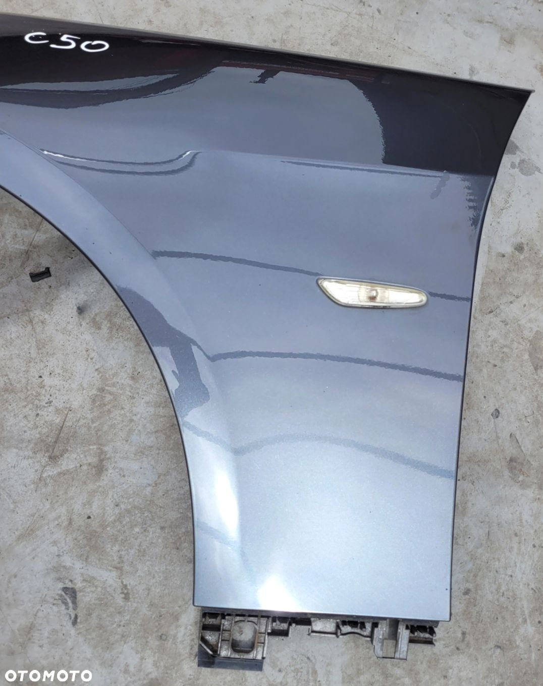BŁOTNIK LEWY PRZÓD PRZEDNI BMW E90 E91 A22 SPARKLING GRAPHITE C50 - 5
