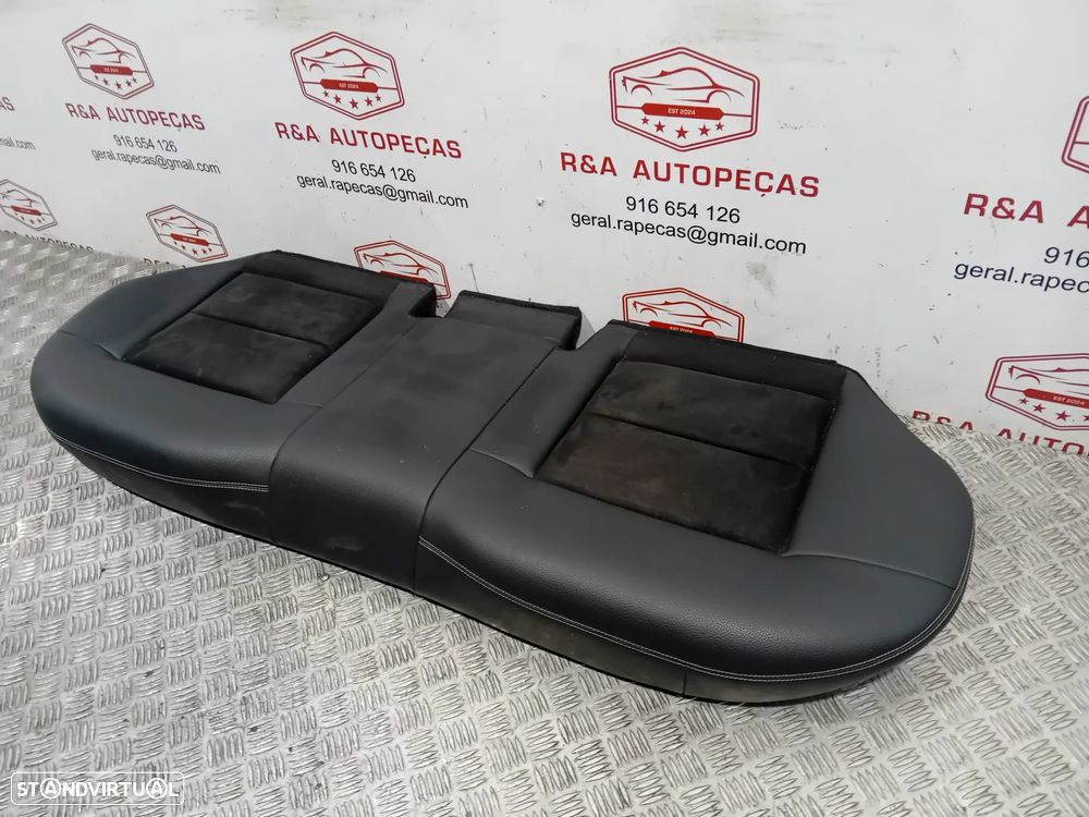 Banco Trás Traseiro Mercedes Class E W212 em Pele e Tecido Original - 2