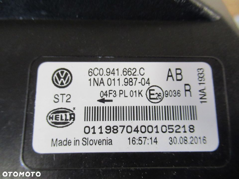 HALOGEN PRZECIWMGIELNY PRAWY VW POLO 5 V LIFT 2014-2017 rok - 10