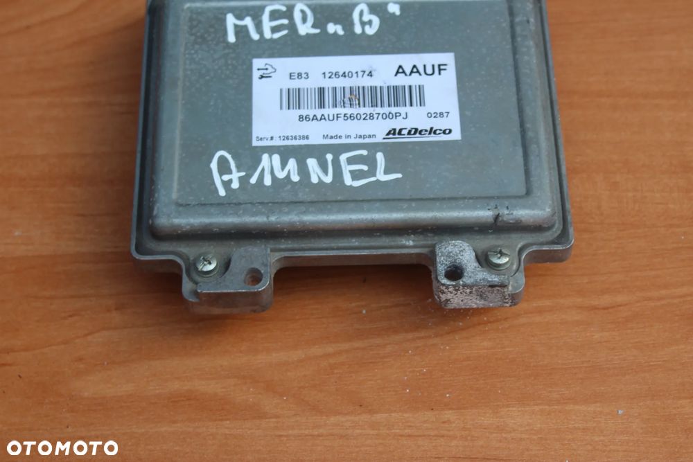 KOMPUTER STEROWNIK SILNIKA OPEL MERIVA B 1.4 TURBO 12640174 AAUF - 2