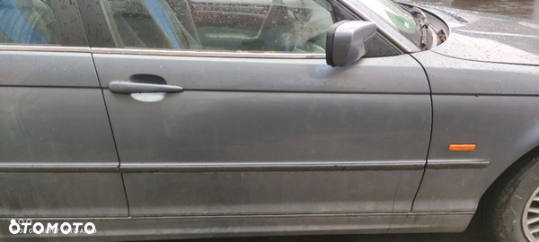 Drzwi przednie prawe przód prawy BMW e46 sedan kombi STAHLBLAU 372/5
