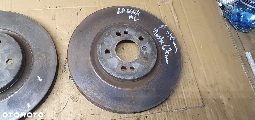 Tarcze hamulcowe przód przednie klocki Mercedes ML W164 - 3