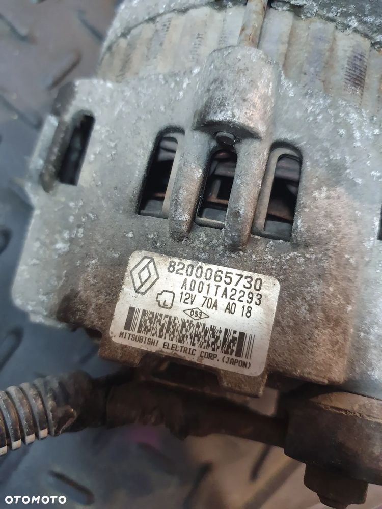 RENAULT KANGOO CLIO II 1.2 16V ALTERNATOR 70A MITSUBISHI ORYGINAŁ 8200065730 POSIADAM 4SZT - 19