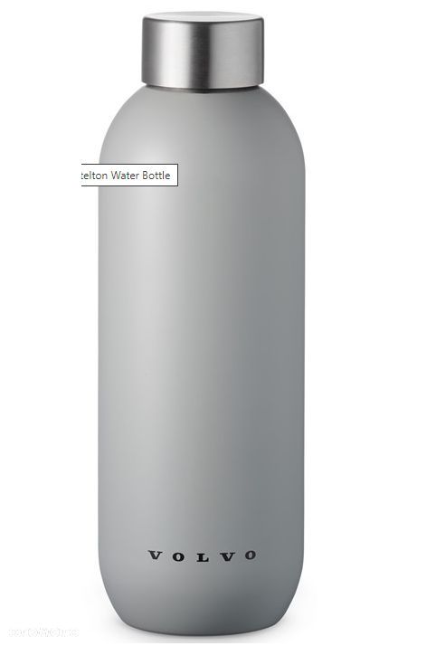 VOLVO butelka na wode 600 ml szara - 1